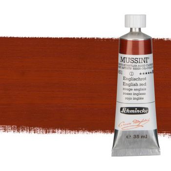 Schmincke Mussini Oil Color 35ml Tube - English Red