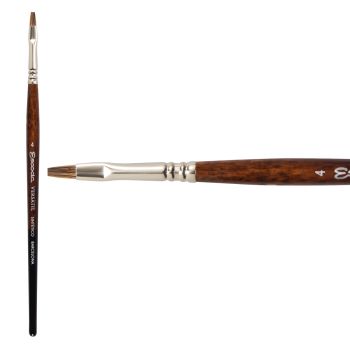 Escoda Versatil Synthetic Kolinsky Sable Short Handle Brush Bright #4