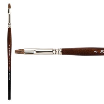 Escoda Versatil Synthetic Kolinsky Sable Short Handle Brush Bright #8