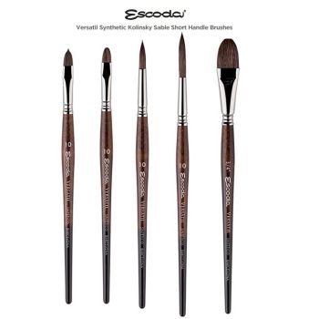 Escoda Optimo Series 1210 Artist Watercolor & Acrylic Short Handle Paint  Brush, Pure Kolinsky, Round, Size 2/0 - Yahoo Shopping