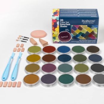 PanPastel Soft Pastels Set of 20 - Extra Dark Shades