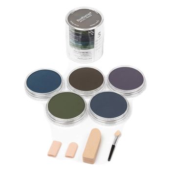 PanPastel Soft Pastels Set of 5 - Extra Dark Shadow Shades