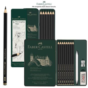 Faber-Castell Pitt Graphite Matt Black Pencils & Sets