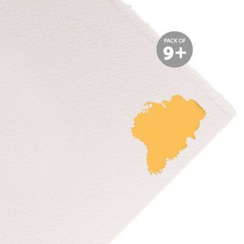 Fabriano Artistico Watercolor Paper - 22"x30" Extra-White, 140lb Cold Press (Pack of 9 + 6 Free Sheets)