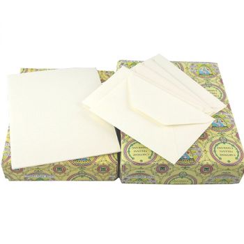 Fabriano Medioevalis Flat Blank Cards & Envelopes - Box Set of 20 3.3x5.1"