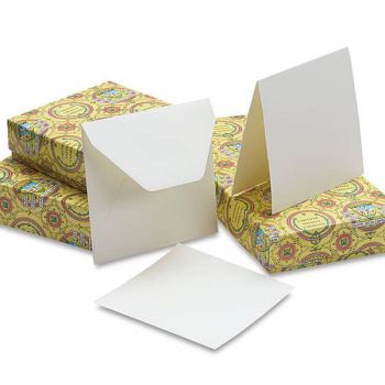 Fabriano Medioevalis Folded Blank Cards & Envelopes - Box of 20 3.3x5.1"