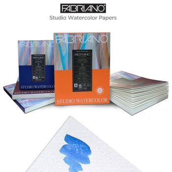Fabriano Studio Watercolor Paper Sheets, Pads and Blocks 