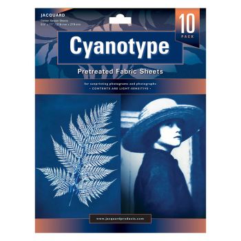 Jacquard Cyanotype Fabric Pack of 10