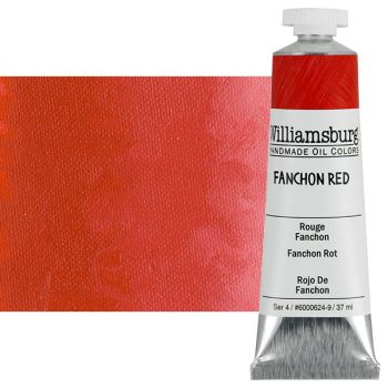 Williamsburg Handmade Oil Paint - Fanchon Red, 37ml Tube