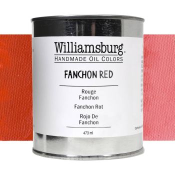 Williamsburg Handmade Oil Paint - Fanchon Red, 473ml Can