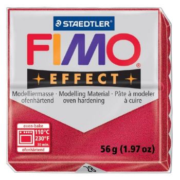 FIMO Effect 1.97 oz Bar - Metallic Ruby Red