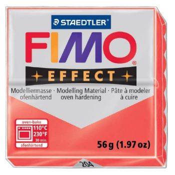 FIMO Effect 1.97 oz Bar - Translucent Red