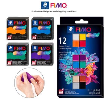 FIMO Professional Polymer Modeling Clays and Sets