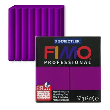 Violet 2 oz - FIMO Professional Modeling Clay 