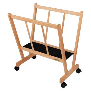 Firenze Large Wood Print Rack, Natural finish