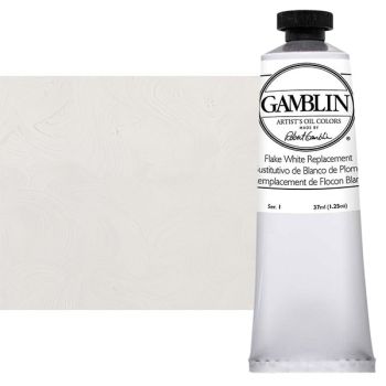 Gamblin Artists Oil - Flake White Replacement, 37ml Tube