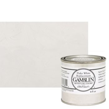 Gamblin Artist's Oil Color 8 oz Can - Flake White Replacement