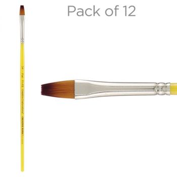Creative Inspirations Dura-Handle™ Brush Short Handle Flat 1/4" (Pack of 12)