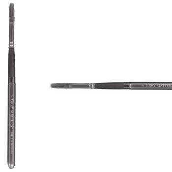 Grey Matters Series 9881 Synthetic Pocket Brush - Flat, Size 2