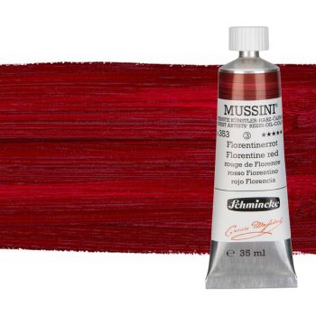 Schmincke Mussini Oil Color 35ml Tube - Florentine Red