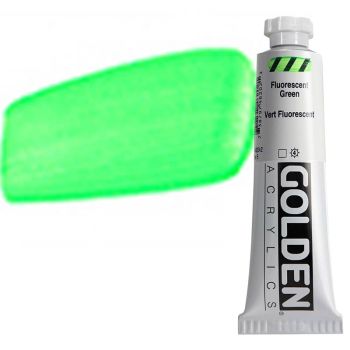 Golden Heavy Body Acrylic 2 oz Fluorescent Green