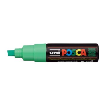 Posca Acrylic Paint Marker 0.8 mm Broad Tip Fluorescent Green
