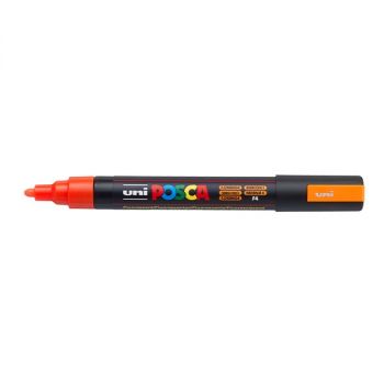 Posca Acrylic Paint Marker 1.8-2.5 mm Medium Tip Fluorescent Orange