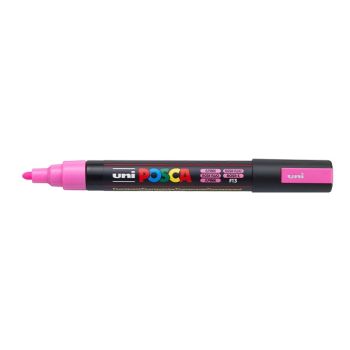 Posca Acrylic Paint Marker 1.8-2.5 mm Medium Tip Fluorescent Pink