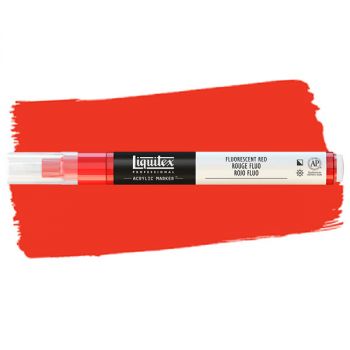 Liquitex Professional Paint Marker Fine (2mm) - Fluorescent Red