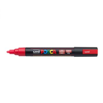 Posca Acrylic Paint Marker 1.8-2.5 mm Medium Tip Fluorescent Red 