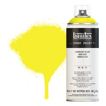Liquitex Professional Spray Paint 400ml Can - Fluorescent Yellow