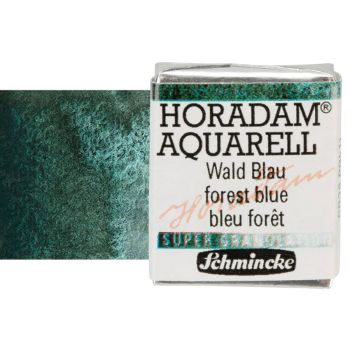Schmincke Horadam Watercolor Forest Blue Half-Pan