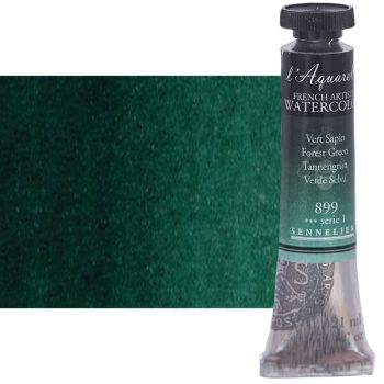 Sennelier l'Aquarelle Artists Watercolor - Forest Green, 21ml Tube