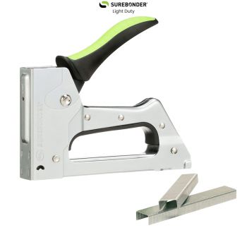 Surebonder Light Duty Staple Gun & Staples