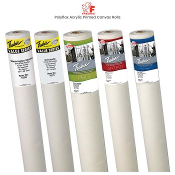 Fredrix Polyflax Acrylic Primed Canvas Rolls