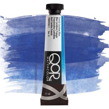 QoR Watercolor 11ml Tube - French Cerulean Blue