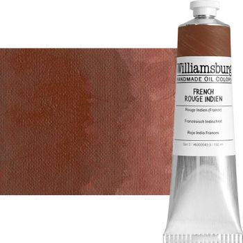 Williamsburg Handmade Oil Paint - French Rouge Indien, 150ml Tube