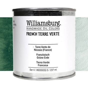 Williamsburg Handmade Oil Paint - French Terre Verte, 237ml Can