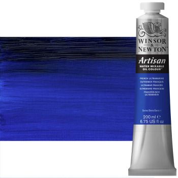 Winsor & Newton Artisan Water Mixable Oil Color - French Ultramarine, 200ml Tube