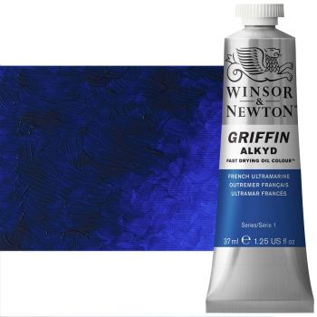Griffin Alkyd Fast-Drying Oil Color 37 ml Tube - French Ultramarine Blue