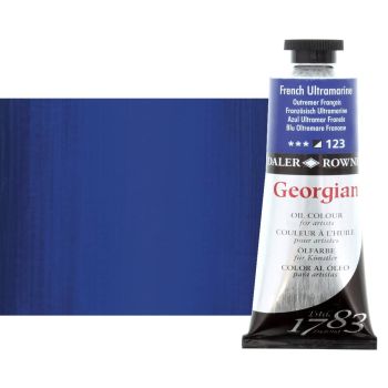 Daler-Rowney Georgian Oil Color 38ml Tube - French Ultramarine Blue