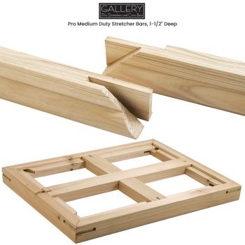 Gallery Pro Medium Duty Stretcher Bars, 1-1/2" Deep By 1-1/2" Wide