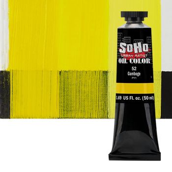 SoHo Artist Oil Color Gamboge 50ml Tube