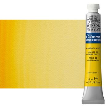 Winsor & Newton Cotman Watercolor 8 ml Tube - Gamboge Hue