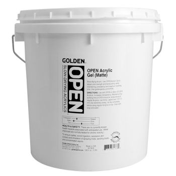 Golden Open Acrylic Gel Medium - Matte 1 Gallon