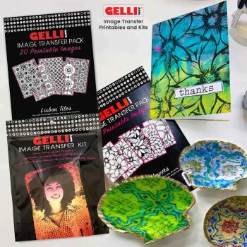 Gelli Arts® Image Transfer Printables and Kits
