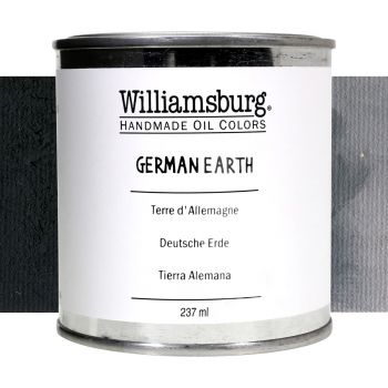 Williamsburg Handmade Oil Paint - German Earth, 237ml Can