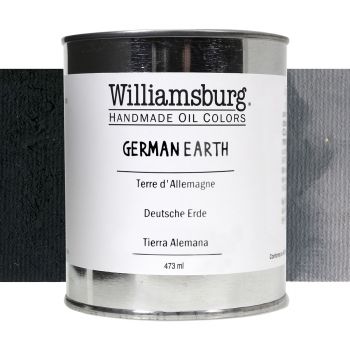 Williamsburg Handmade Oil Paint - German Earth, 473ml Can