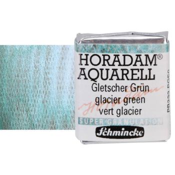 Schmincke Horadam Watercolor Glacier Green Half-Pan