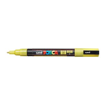 Posca Acrylic Paint Marker 0.9-1.3 mm Fine Tip Glitter Yellow